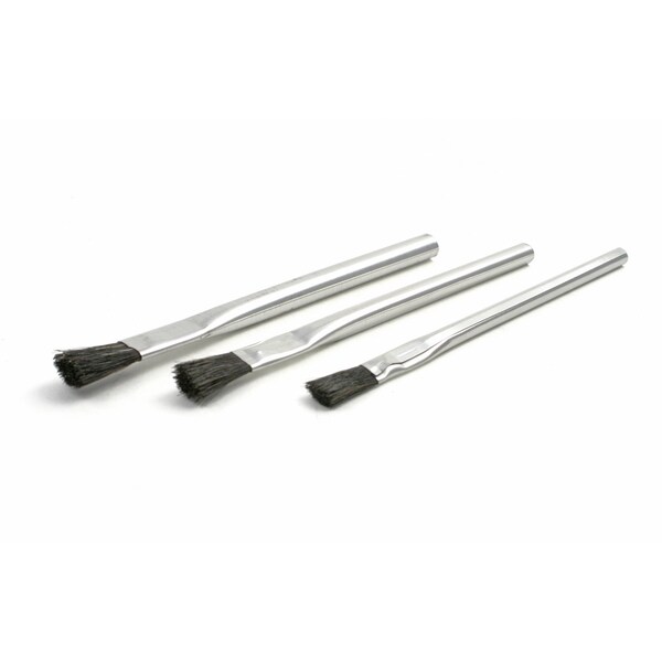 Brocha de ácido de diámetro BRM AB- .375" de Brush Research Manufacturing, material de relleno de mezcla de crin de caballo, longitud total de 6", (6 por paquete) - AB