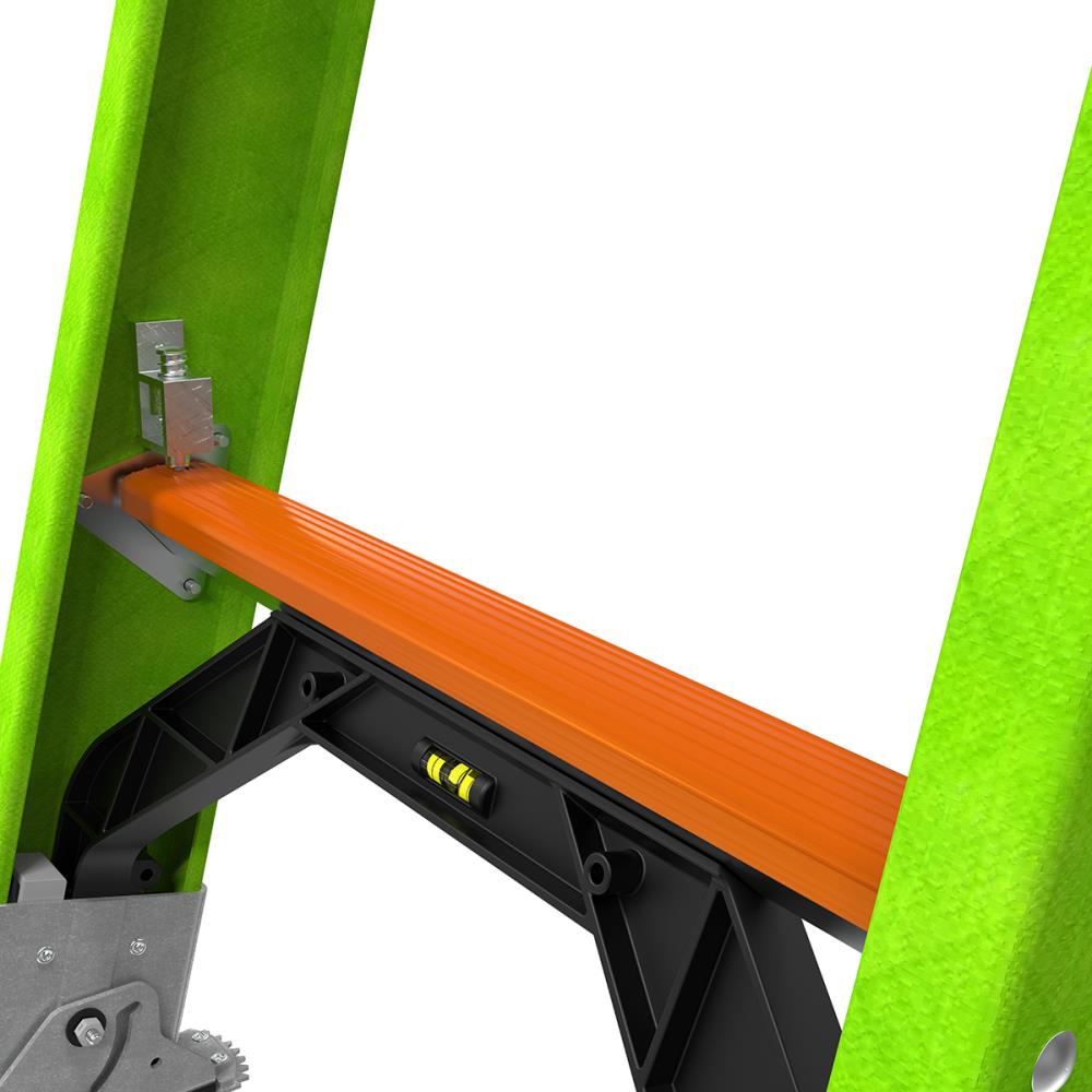 Escaleras Little Giant HyperLite M28 de 28 pies (Altura de alcance de 27.4 pies) tipo 1AA de fibra de vidrio - Capacidad de carga de 375 lbs. Escalera extensible telescópica 17928