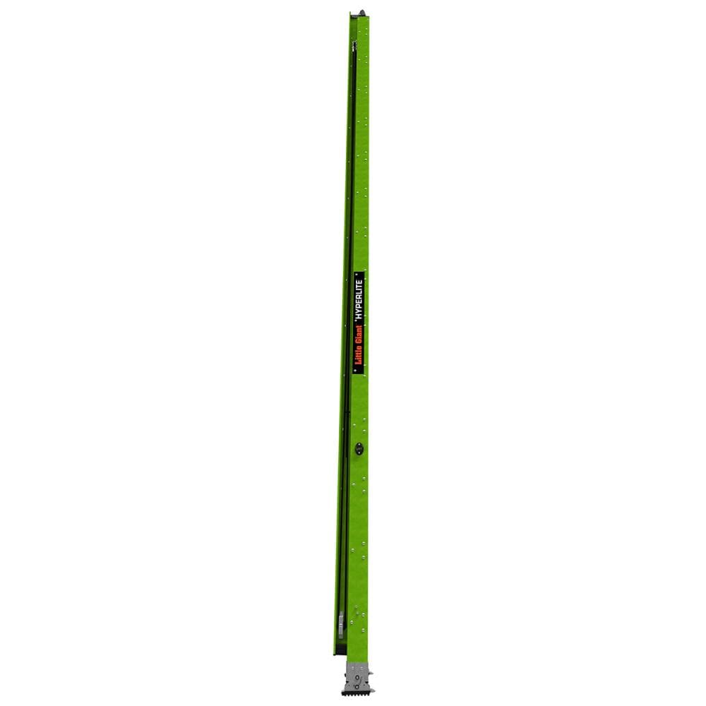 Escaleras Little Giant HyperLite M28 de 28 pies (Altura de alcance de 27.4 pies) tipo 1AA de fibra de vidrio - Capacidad de carga de 375 lbs. Escalera extensible telescópica 17928