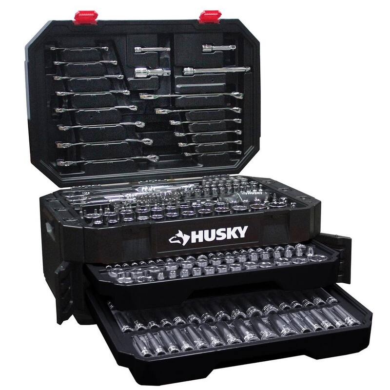 Juego de herramientas mecánicas Husky (316 piezas) - H316MTSCB