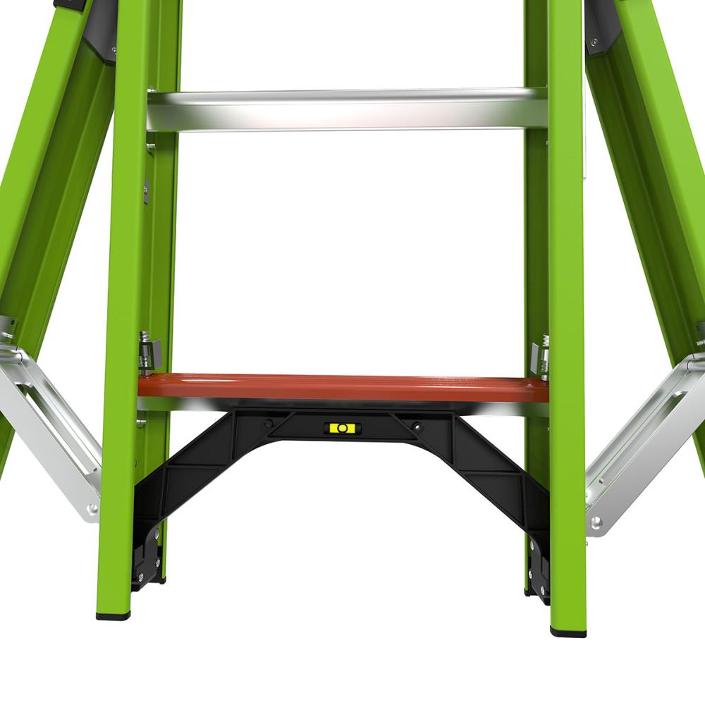 Escalera Extensible de Fibra de Vidrio Little Giant Ladders Sumostance M28 de 28 pies (Altura de Alcance de 27.5 pies) Tipo 1AA - Capacidad de Carga de 375 libras. Escalera de Extensión Telescópica 17228