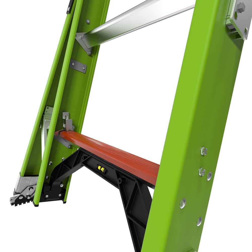 Escalera Extensible de Fibra de Vidrio Little Giant Ladders Sumostance M28 de 28 pies (Altura de Alcance de 27.5 pies) Tipo 1AA - Capacidad de Carga de 375 libras. Escalera de Extensión Telescópica 17228
