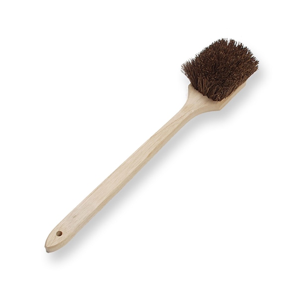 Cepillo de fregar Malish, de uso general, color café, 20 pulgadas de longitud total, paquete de 12 - 170440