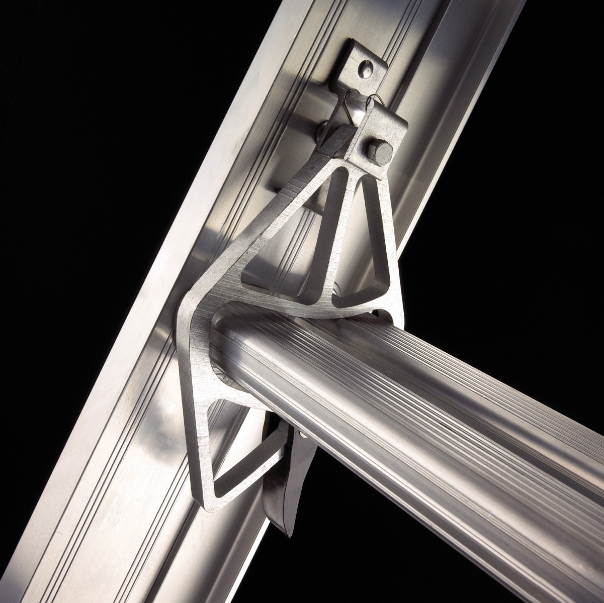 Escalera de extensión de aluminio Werner D1340-2 de 40 pies (37 pies de altura de alcance) Tipo 1 con capacidad de carga de 250 libras (115 kg) D1300-2.