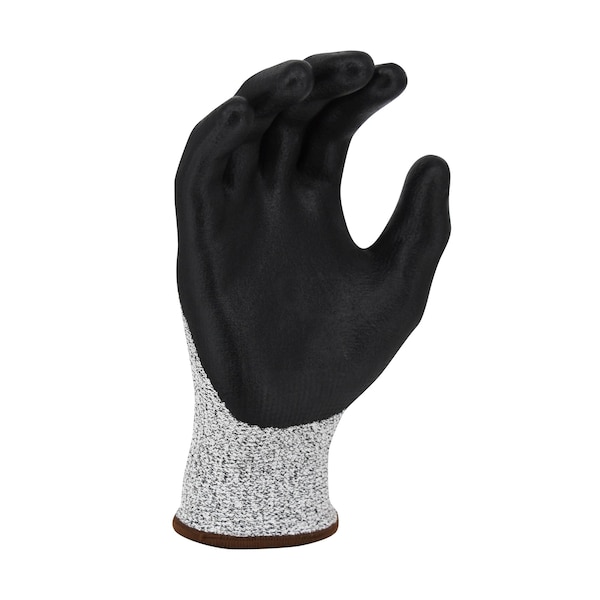 Guantes recubiertos resistentes al corte de Radians, Nivel de corte A4, Gris, M - RWG555M