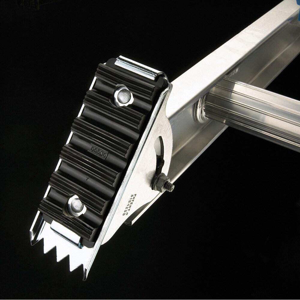 Escalera de extensión de aluminio Werner D1300-2 de 20 pies (altura de alcance de 19 pies) Tipo 1 con capacidad de carga de 250 lb. Escalera de extensión D1320-2