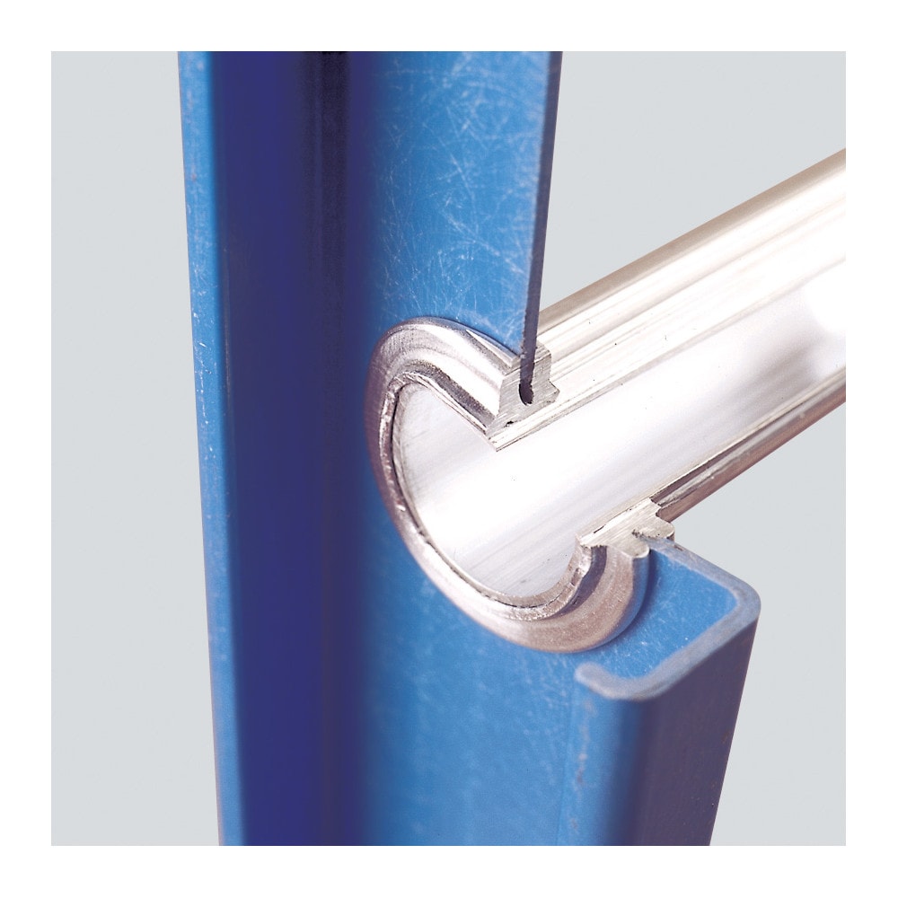 Escalera de extensión de fibra de vidrio tipo 1 Werner D6028-2 de 28 pies (27 pies de altura de alcance) con capacidad de carga de 250 lbs.