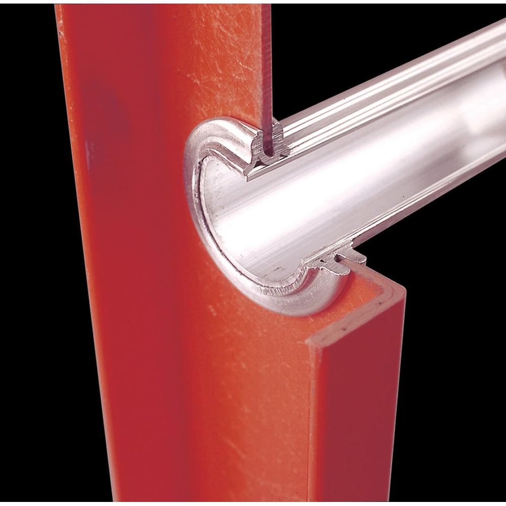 Escalera de extensión recta de fibra de vidrio Werner D6200-1 de 12 pies (14 pies de altura) Tipo 1A - Capacidad de carga de 300 lb. Escalera de extensión recta D6212-1 de 12 pies.
