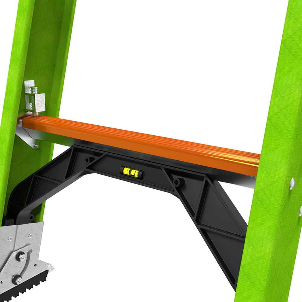 Escalera de extensión telescópica Little Giant Ladders HyperLite M20 20.0-ft (19.7-ft de altura de alcance) Fibra de vidrio Tipo 1AA - Capacidad de carga de 375 lbs. Escalera de extensión 17920