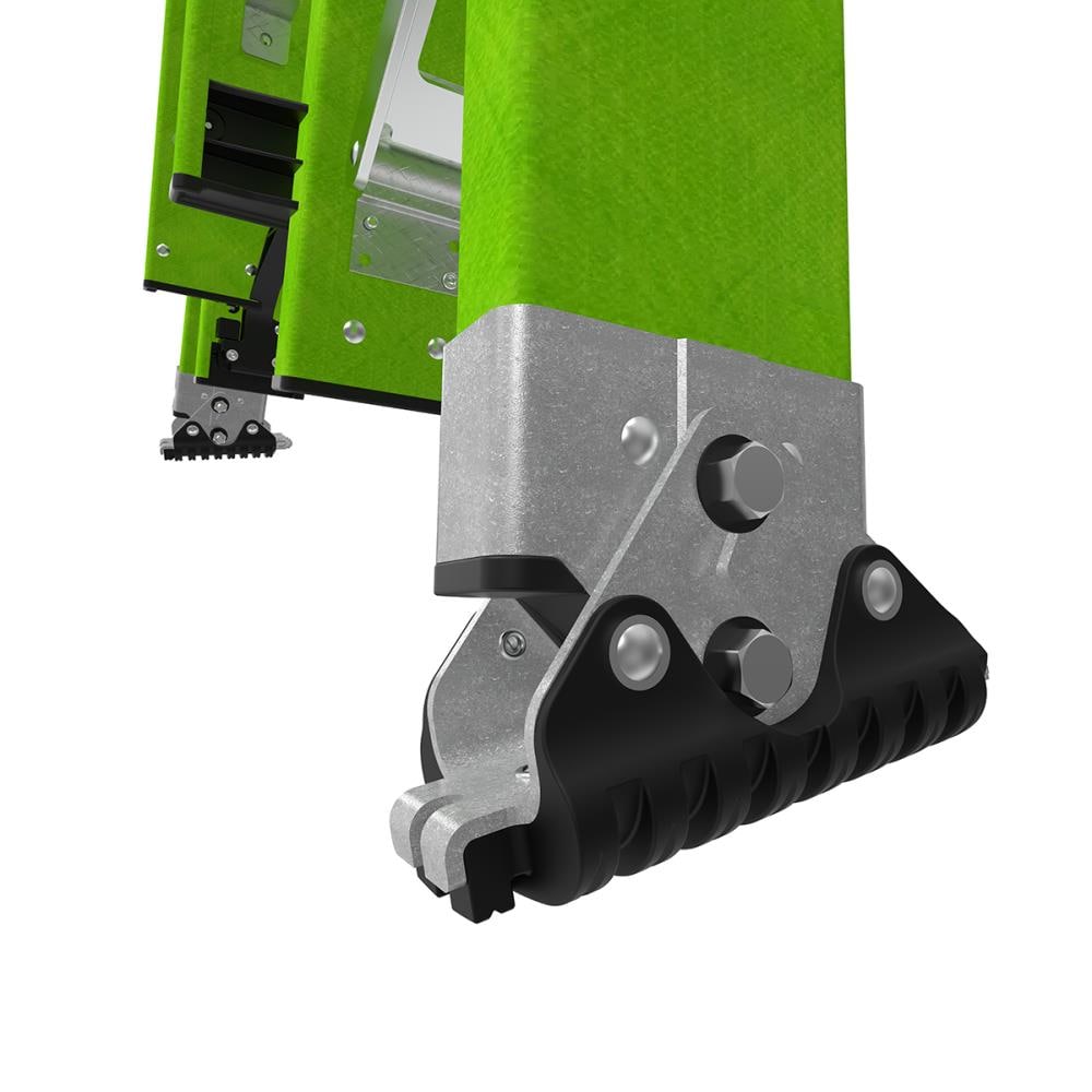 Escalera de extensión telescópica Little Giant Ladders Sumostance M16 de 16.0 pies (altura de alcance de 16.0 pies) Tipo 1A de fiberglass - Capacidad de carga de 300 lb. Modelo 18816