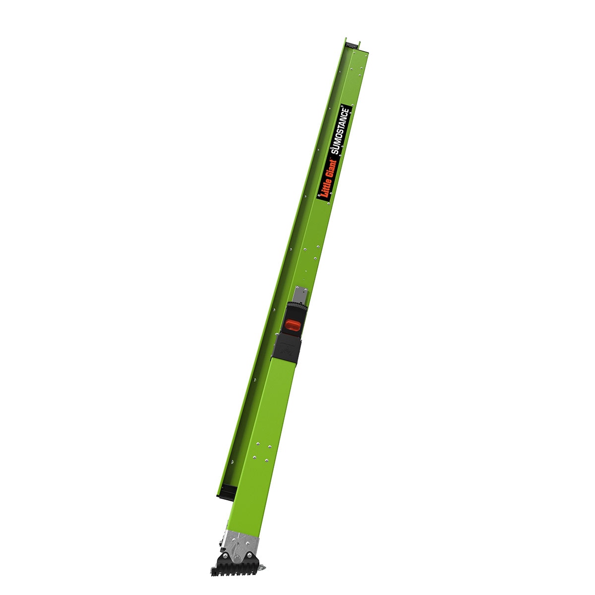 Escalera de extensión telescópica Little Giant Ladders Sumostance M16 de 16.0 pies (altura de alcance de 16.0 pies) Tipo 1A de fiberglass - Capacidad de carga de 300 lb. Modelo 18816