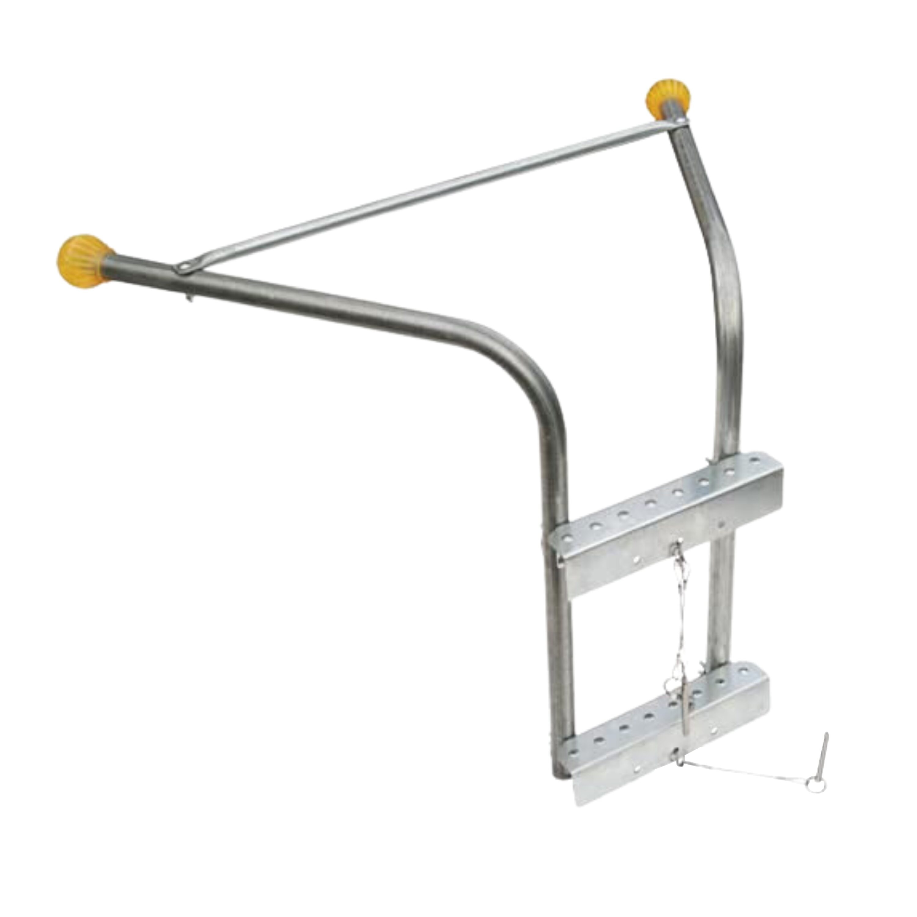 Estabilizador de escalera para escaleras de extensión de aluminio de 6 pies (altura de alcance de 8 pies) para escaleras de extensión marca Extension Ladder 48589L
