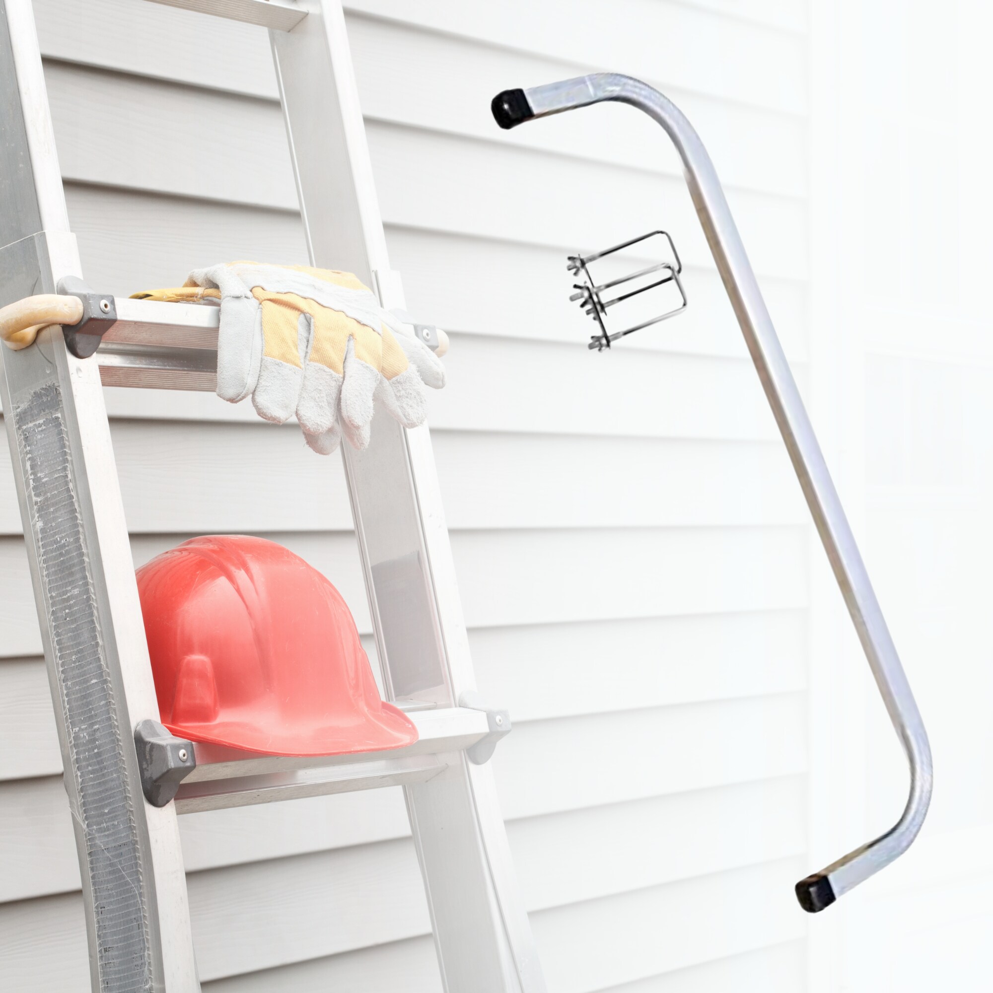 Estabilizador para escalera de extensión de aluminio Stand Off 6 pies (8 pies de altura de alcance) para escalera de extensión 65025L