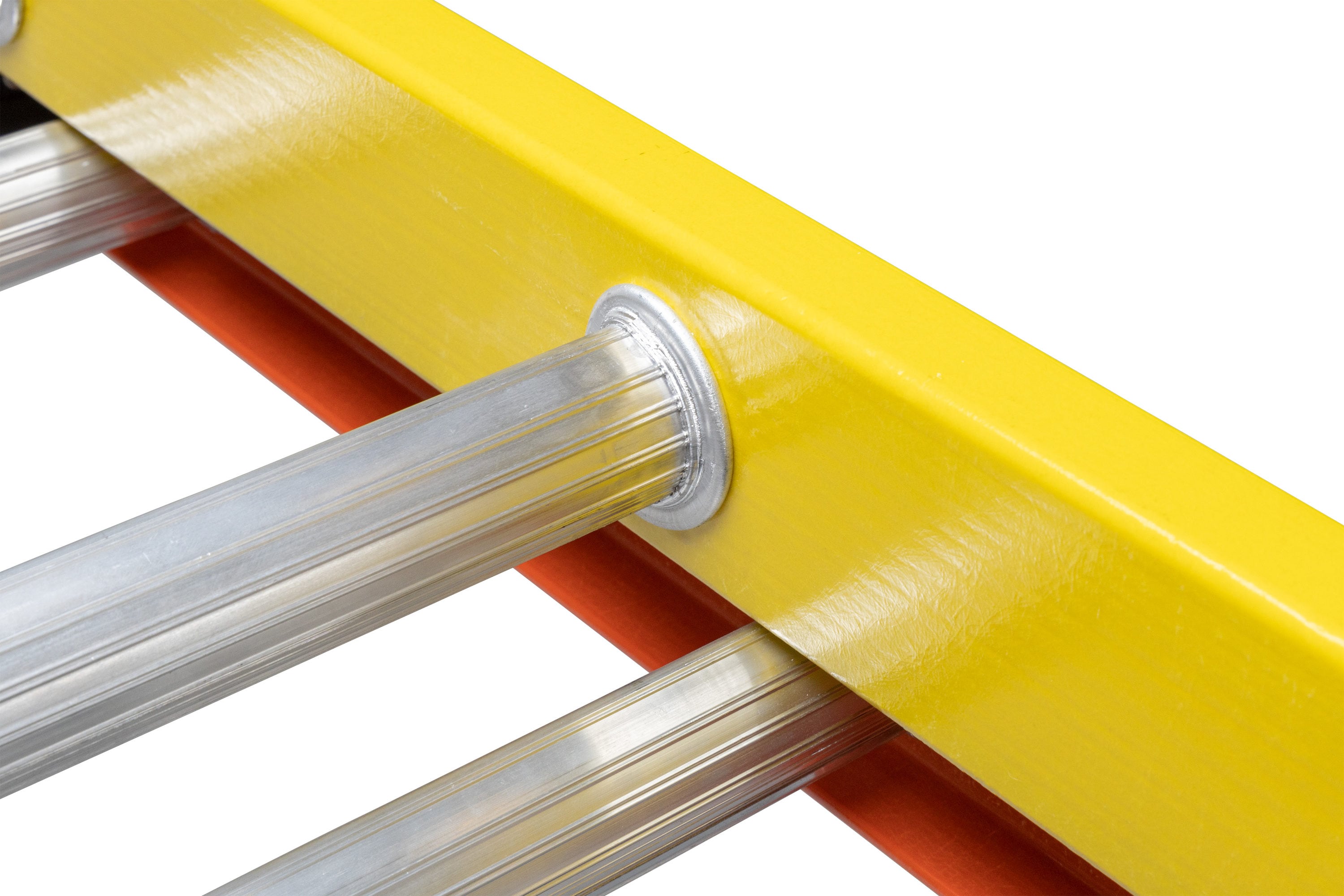 Escalera de extensión Werner Glidesafe de 24 pies (altura de alcance de 23 pies) de fibra de vidrio Tipo 1A - Capacidad de carga de 300 libras. Escalera de extensión T6224-2GS