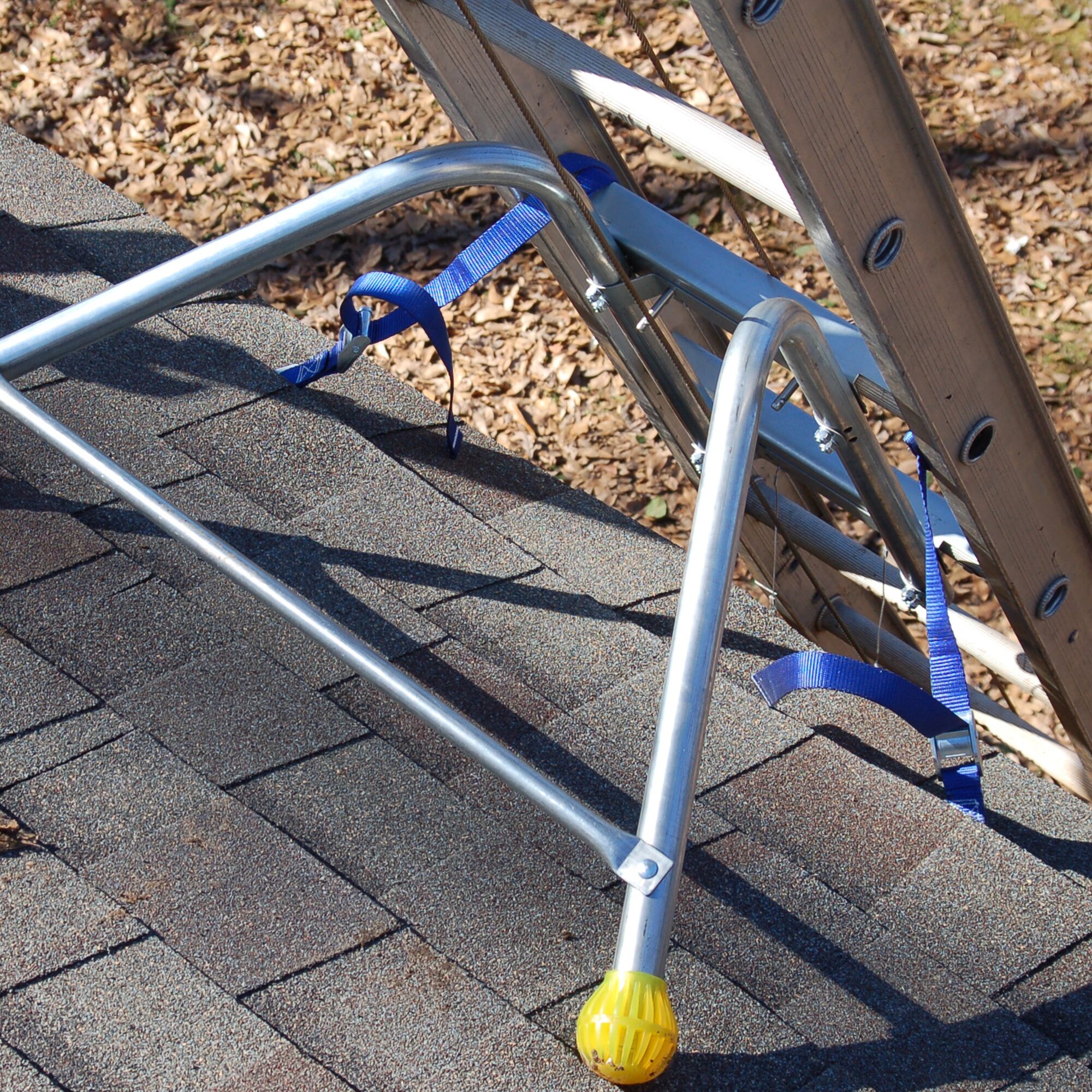 Sujetador de escalera de extensión y ancla de riel para montacargas de 6 pies (altura de alcance de 8 pies) Escalera de extensión de acero Ladder Extension Ladder 13809L
