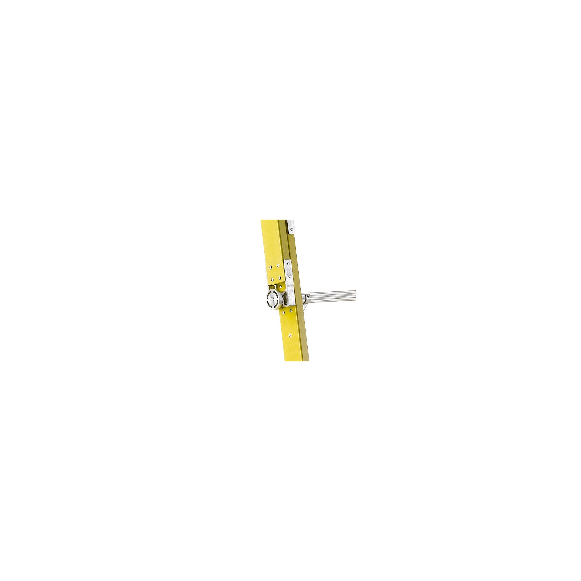 Escalera de extensión Werner D7100-2 de fibra de vidrio tipo 1A de 40 pies (altura de alcance de 37 pies) con capacidad de carga de 300 lbs. Escalera de extensión D7140-2.