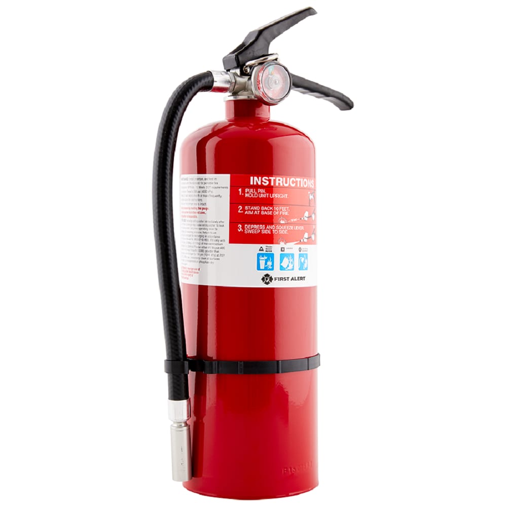 Extintor de incendios recargable comercial/residencial Home 2-A:10-B:C de First Alert HOME2PRO