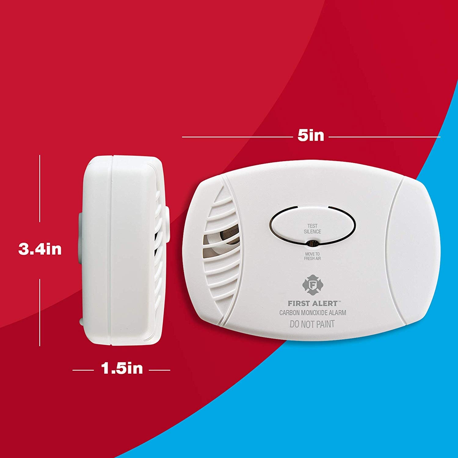 Detector de monóxido de carbono de pilas First Alert 1039721