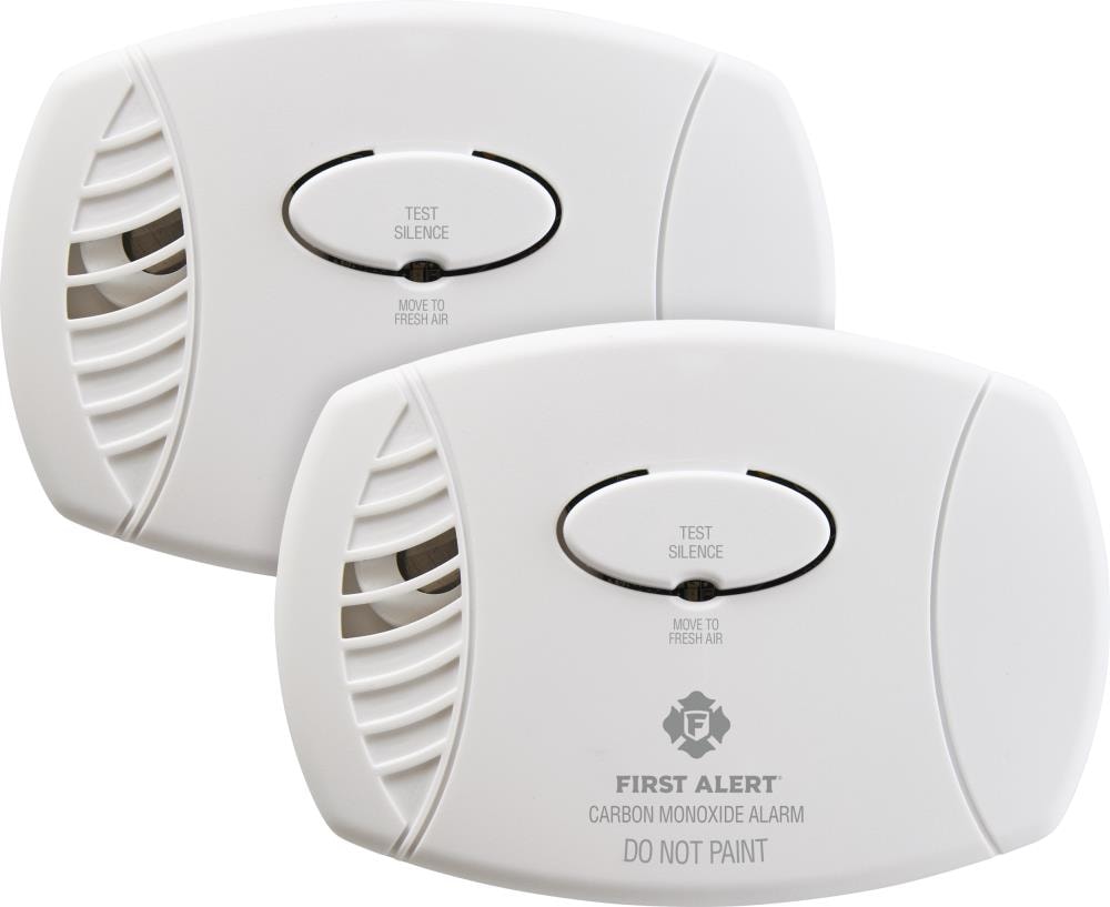 Detector de monóxido de carbono con batería First Alert (paquete de 2) 1043610