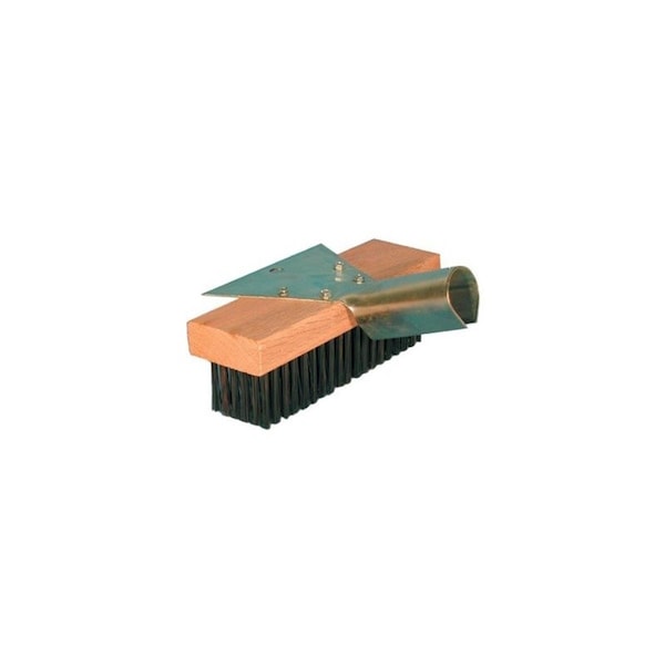 Brocha para piso de plástico de 18 pulgadas, negro - 455-2018LH de Magnolia Brush Manufacturers