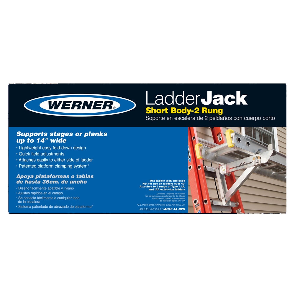 Gato de Aluminio Werner para Escaleras y Andamios AC10-14-02S