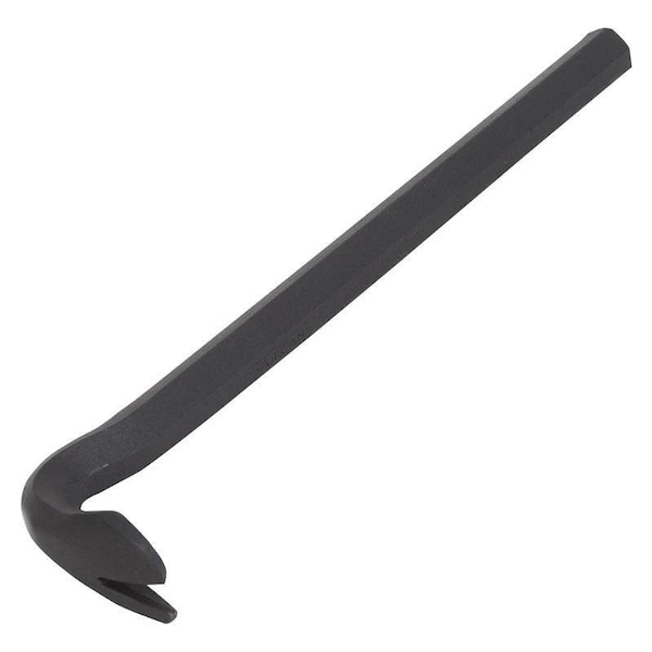 Vulcan Pry Bar Nail Puller, 10.5 in L, V-Shape Tip, 1.25 in Tip, Steel, 0.625 in W - JLO-0093L