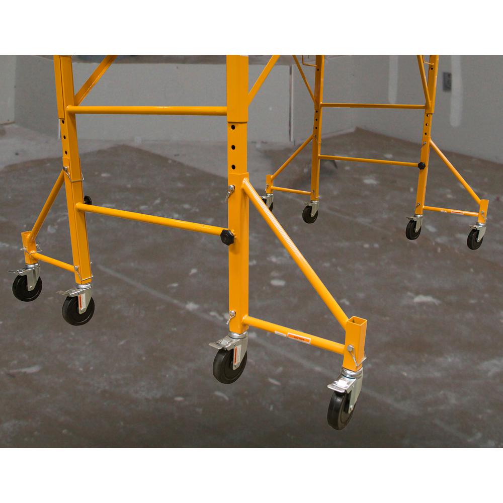 Estabilizador de acero para andamios Pro-Series de Buffalo Tools, paquete de 4 GSORWCS
