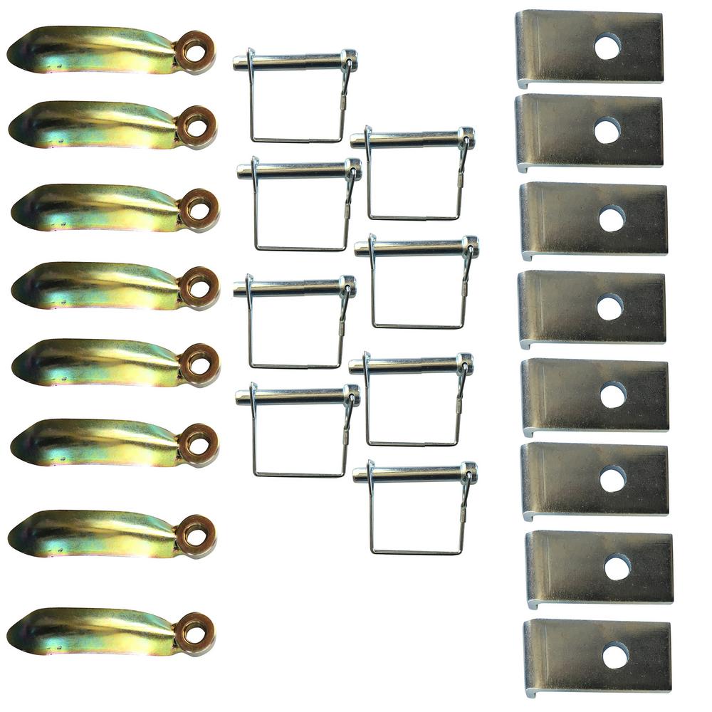 Base de acero Pro-Series de Buffalo Tools para andamios con 4 patas GSAOSET
