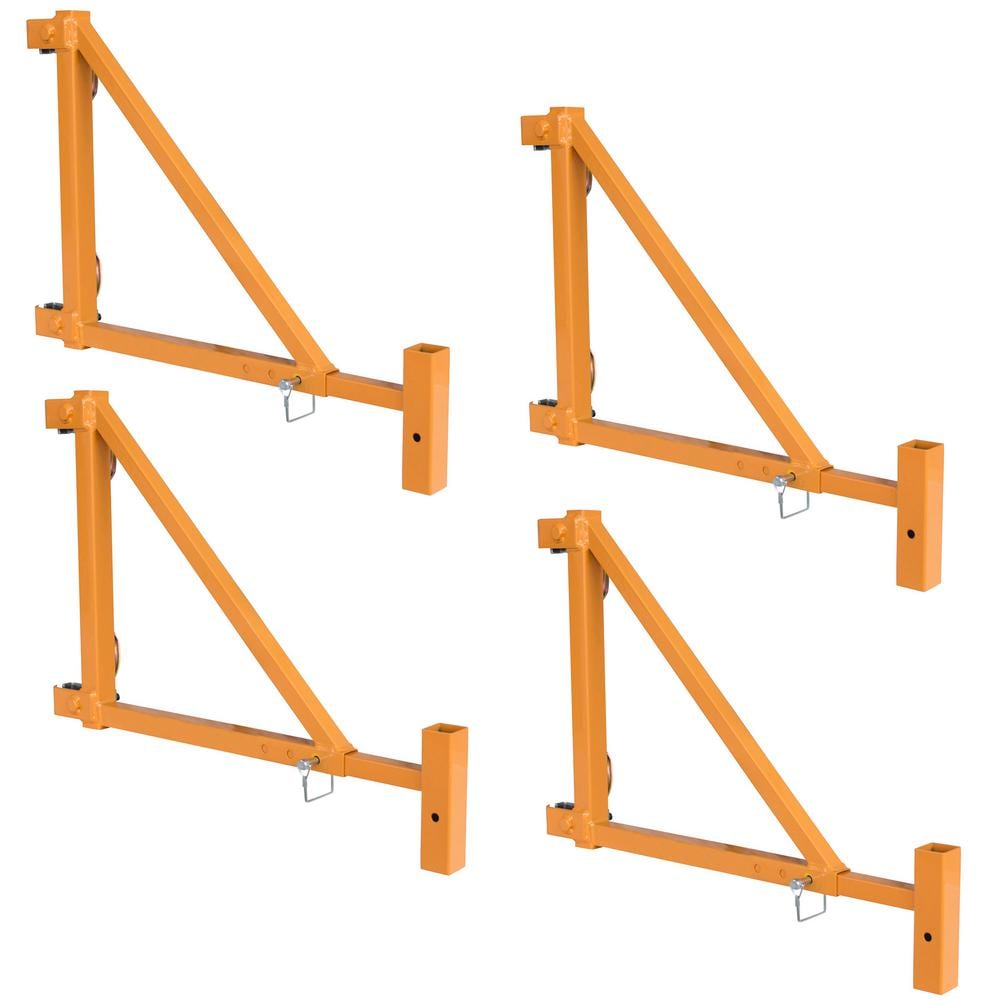 Base de acero Pro-Series de Buffalo Tools para andamios con 4 patas GSAOSET