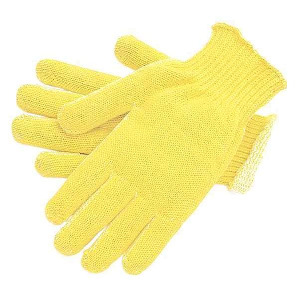 Guantes resistentes al corte Mcr Safety, Nivel de corte A2, 7 ga, amarillos, S - 9362S.