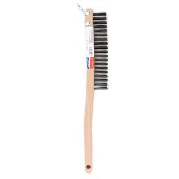 Warner Warner Cepillo de alambre de acero al carbono de 15 pulgadas con raspador - 11081