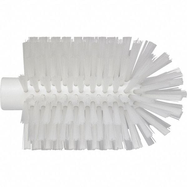 Cepillo para tubos y cañerías Vikan, 3 7/8 pulgadas de ancho, tamaño mediano, mango en forma de L no aplicable, 6 pulgadas de largo, color blanco - 53801035