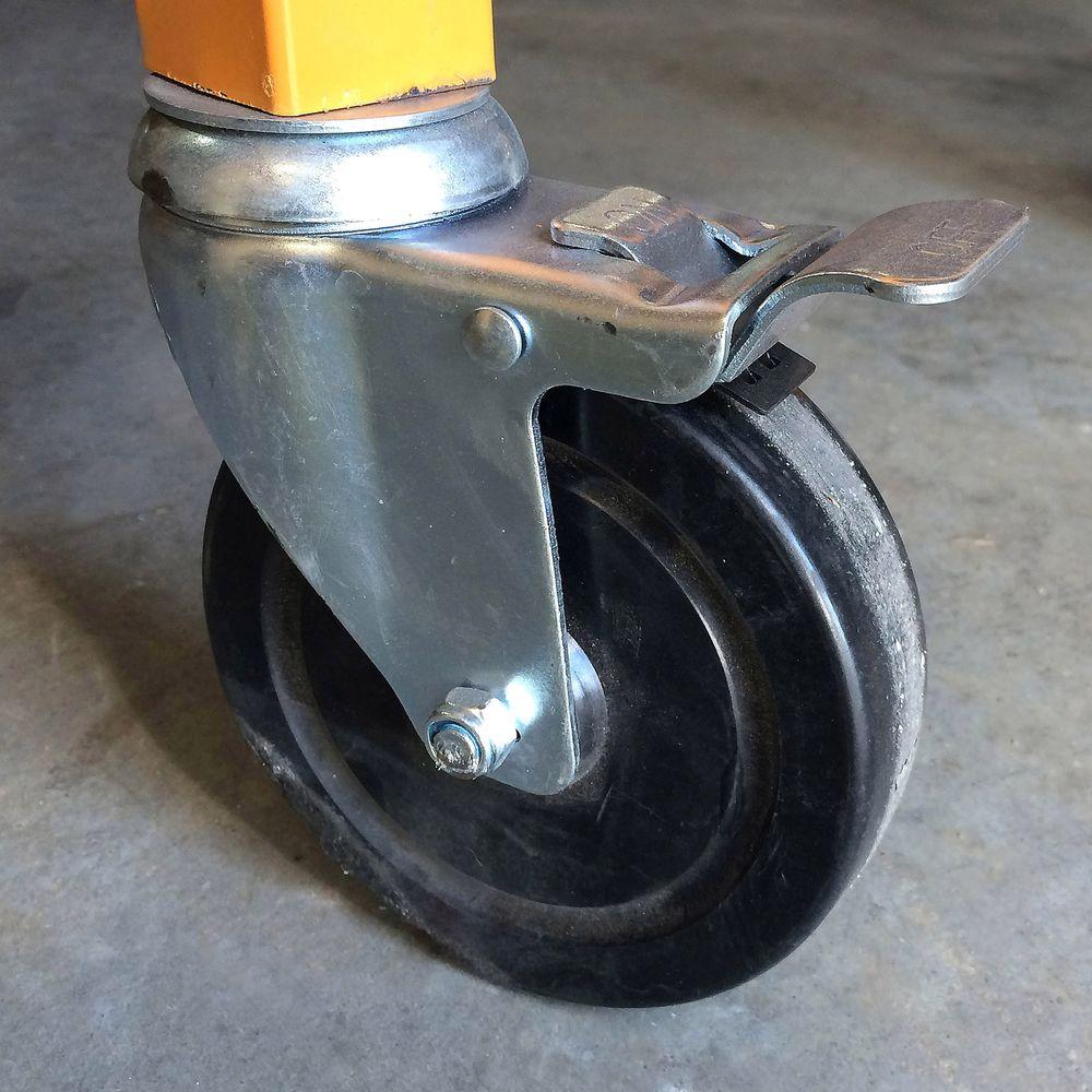 Ruedas de acero para andamios Pro-Series de Buffalo Tools, paquete de 4 - Modelo GSSI-C54P