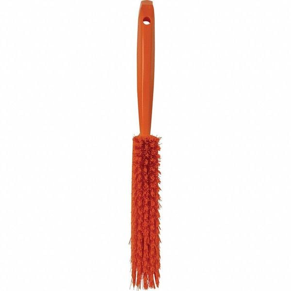 Cepillo de banco Remco 1 19/32 pulgadas, mediano, mango de 6 1/2 pulgadas y cepillo de 6 1/2 pulgadas, color naranja, de plástico - 45897