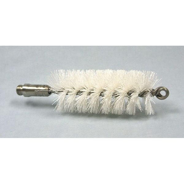 Cepillo para Tubos y Tuberías Tough Guy, Mango de 3 1/2 pulgadas de Largo, Cerdas de 4 1/2 pulgadas de Largo, Color Blanco, Acero Inoxidable, 7 pulgadas de Largo en Total - 2KVE6