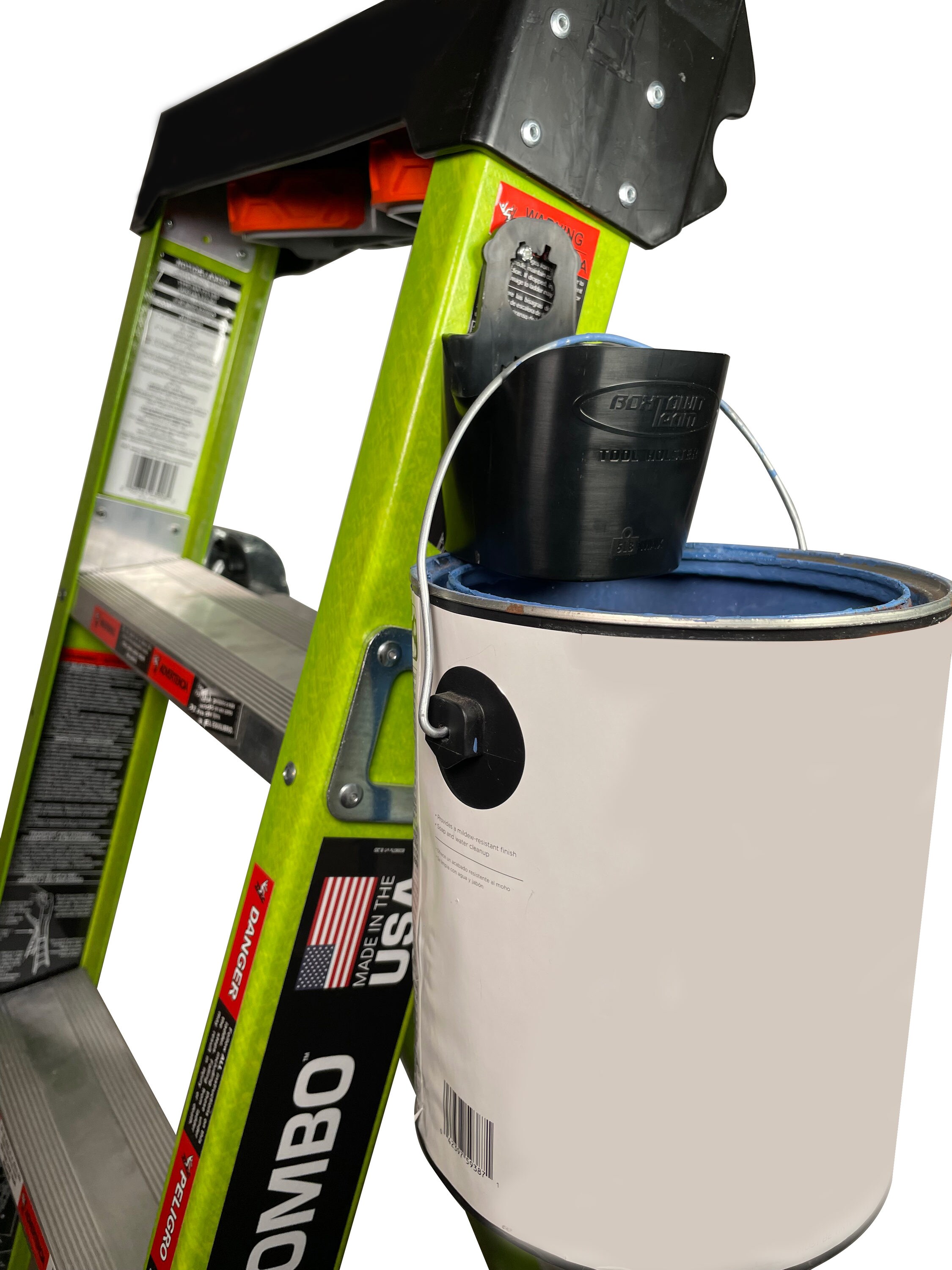 Sujeción de herramientas de plástico para taladro, rodillo de pintura, latas de pintura y escaleras Boxtown Team ANOTH-A001