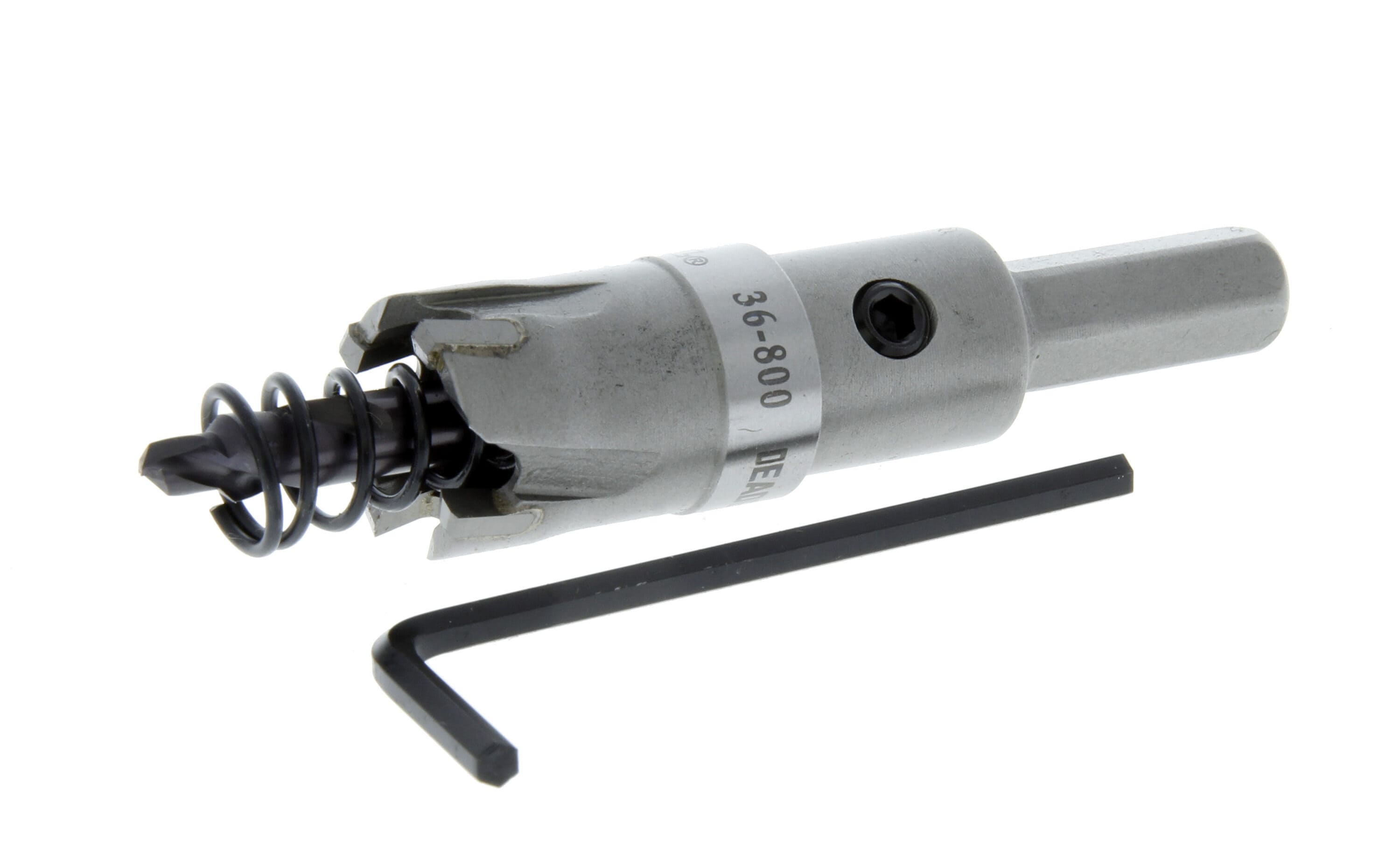 Sierra de corona con punta de carburo IDEAL de 3/4 de pulgada con arbor 36-800