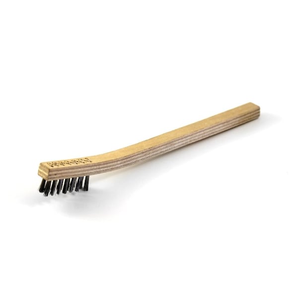 Brocha Gordon Brush 4x19 Fila 0.018" Cerdas de Nylon con Mango de Madera Curvo de 13-3/4" para Plateros - 15SSG-12