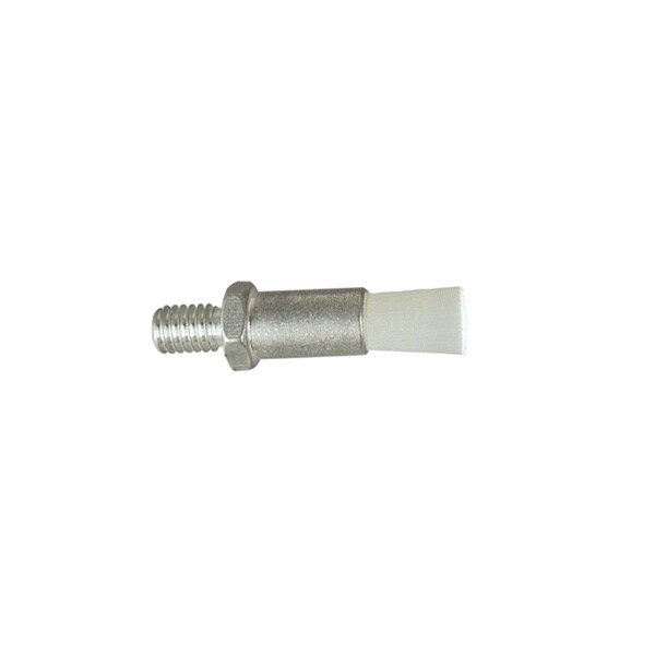 Cepillo de flujo con cuerpo de nylon de 3/8" y orificio de .063", con rosca macho - 901713N de Gordon Brush