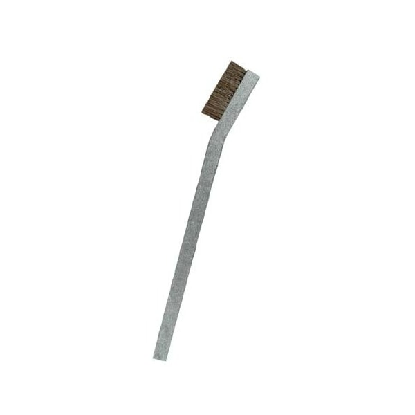 Brocha Gordon Brush 3x7 Filas 0.008" Latón 0.018" Cerdas de Nylon Mango de Plástico - 11TAG-12