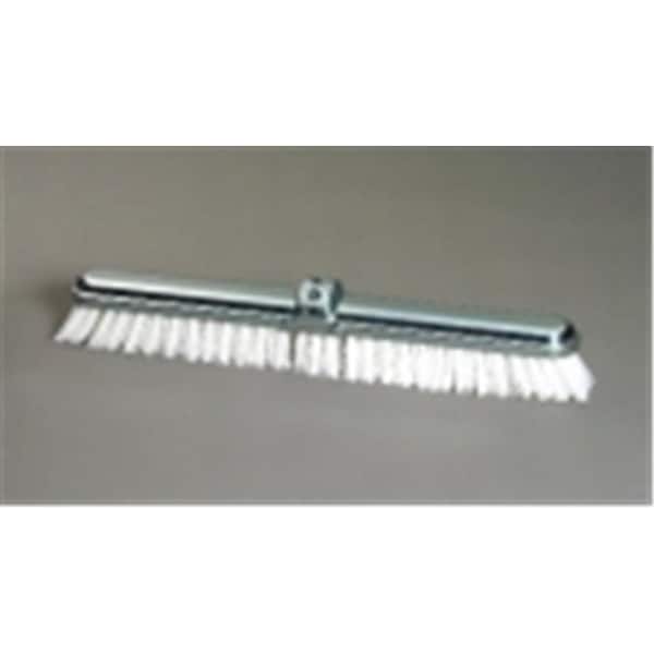 Escoba para cubiertas Gordon Brush Milwaukee Dustless 235180 de 18 pulgadas; cerdas rígidas de polipropileno; color blanco; caja con 12 unidades - 235180