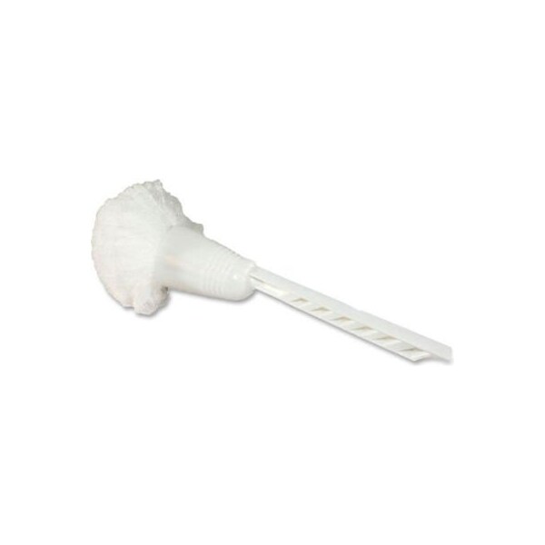 Trapo para taza de baño Sp Richards Genuine Joe Value Plus, 4-1/2" x 12", Blanco - GJO85150 - GJO85150