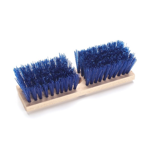 Cepillo para cubiertas Harper Harper de 10 pulgadas de ancho con cerdas duras y mango de madera - NBID-0006
