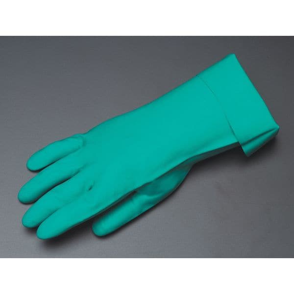 Guante químico resistente Ansell, 11 mil, Talla 10, Par - 37-145.