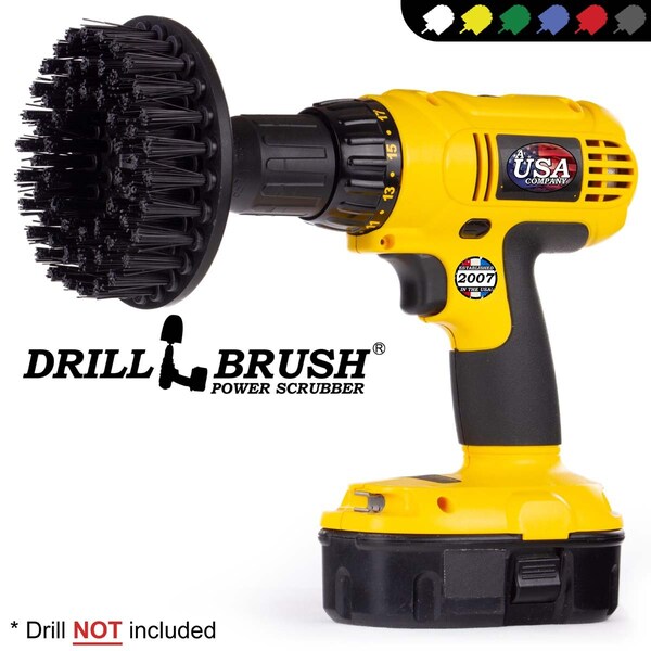 Accesorios para BBQ de Drillbrush - Cepillo para parrilla - Herramientas para parrilla - Cerdas ultra rígidas - 5IN-S-K-H-DB