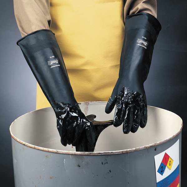 Guantes resistentes a químicos de 18" Showa, Neopreno, 11, 1 par - N8-11