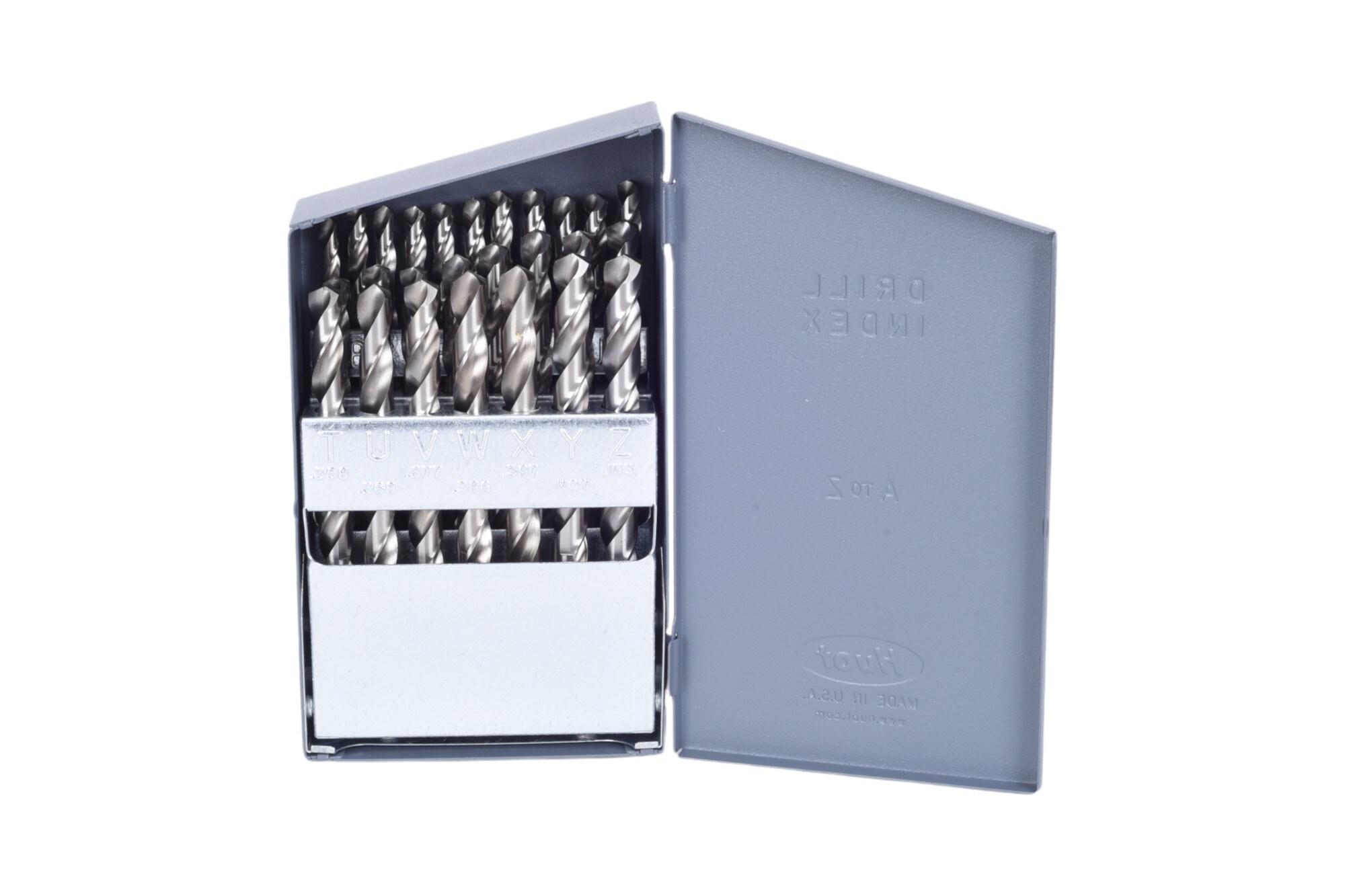 Juego de brocas helicoidales de acero de alta velocidad Century Drill & Tool de 26 piezas, surtido de longitudes para trabajo pesado, modelo 11526