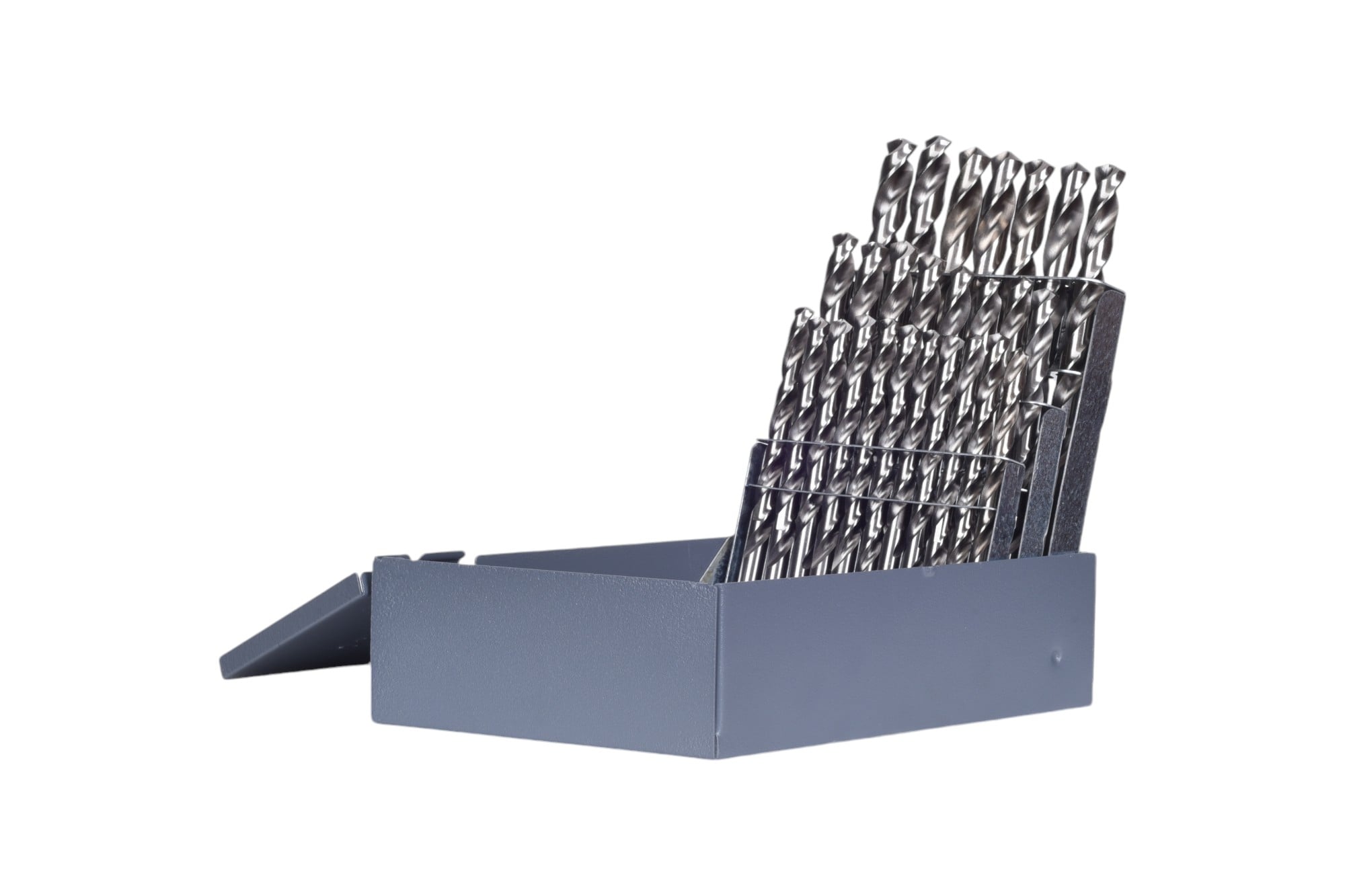 Juego de brocas helicoidales de acero de alta velocidad Century Drill & Tool de 26 piezas, surtido de longitudes para trabajo pesado, modelo 11526