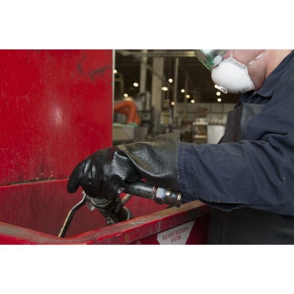 Guantes resistentes a químicos Condor de 12", PVC, L, 1 par - 3RA99