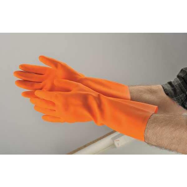 Guantes resistentes a químicos Condor de 13", látex de caucho natural, 11, 1 par - 2YEN5.